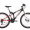 Bicicleta MTB Suspension Sprint Parallax Otel Negru - Rosu 26 Inch SPRINT