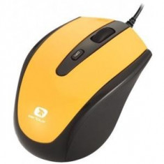 Mouse Serioux USB Pastel 3300 Galben foto