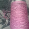Fir de tricotat sau crosetat , fir pretricotat de bumbac cu fir lame , f fin ,Roz