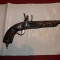 Pistol original cu cremene ,medieval