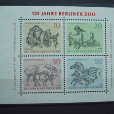 GERMANIA (BERLIN) 1969 – ANIMALE SI PASARI SALBATICE, colita nestampilata, D23