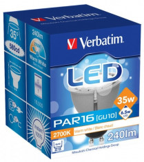 Verbatim Spot LED Verbatim 52105 4w - GU10 foto