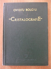 CRISTALOGRAFIE- OVIDIU BOLGIU- CARTONATA foto