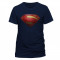 Tricou Superman Man Of Steel - Textured Logo (Unisex)