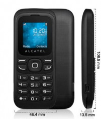 Telefon mobil Alcatel ONE TOUCH 232, Negru foto