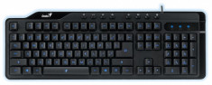 Tastatura Genius KB-G255 Gaming Iluminata LED, USB foto
