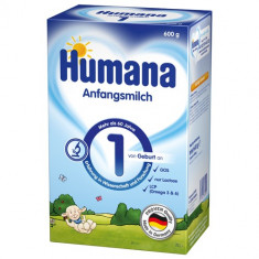 Humana Lapte praf Humana 1 cu prebiotice GOS, 600 g foto