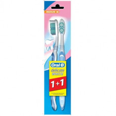 ORAL-B periuta dinti Delicate 3 White Effect 40 medium 1+1 gratis foto