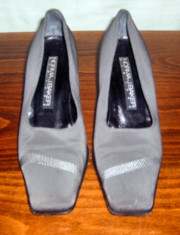 Pantof dama Norma J. Baker piele si catifea marimea 37,5 - Super Pret foto