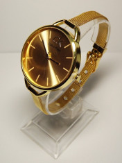 ceas dama CK,Calvin Klein GOLD edition (Poze reale, Garantie) foto