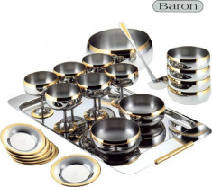 Zepter BARON set complet gold LS-160-DG Elvetia - rarisim si de colectie ! foto