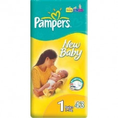 PAMPERS Scutece New Baby 1 New Born 43 buc foto