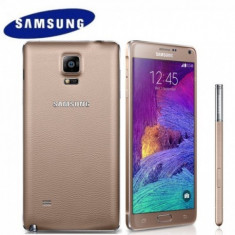 Samsung Galaxy Note 4 N910F GOLD Sigilat Nou in Cutie - Cutie Sigilata Samsung- Factura Achizitie Telekom! Garantie 2ani! foto