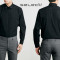 SELECT Italy - Camasa Barbati Foarte Eleganta, &quot;Black Long Sleeve Shirt&quot; REGULAR FIT . Marime 39/40 (M/L) OUTLET Arad. Produse NOI Originale. REDUSE!
