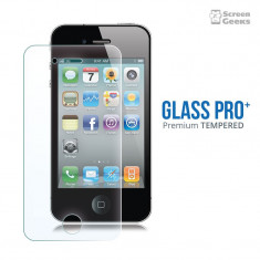 Sticla protectoare iPhone 4 / 4S &amp;amp;quot ScreenGeeks Glass Pro+&amp;amp;quot foto