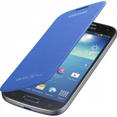 Samsung Husa protectie Samsung EF-FI919BCEGWW Flip Cover Albastru pentru i9190 Galaxy S4 mini si i9195 Galaxy S4 mini foto