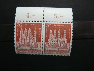 GERMANIA 1961 -DOMUL REGAL DIN SPEYER COMPLETA NESTAMPILATA foto