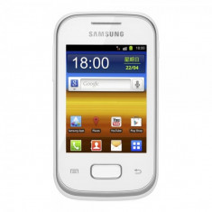 Telefon mobil Samsung Galaxy Pocket S5301, alb foto