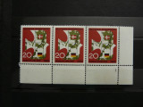 Timbre Germania 1963, Seria Completa #399, Neștampilată, Colecție, Valoroase