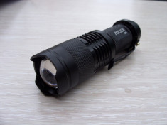 Lanterna Profesionala Militara cu Zoom - Acumulator 180 Lumens foto