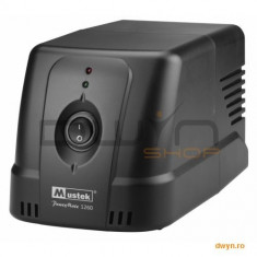 AVR MUSTEK PowerMust 1260 (new ID) - stabilizator de tensiune; putere 1200VA/ 600W; 3 prize shuko; p foto