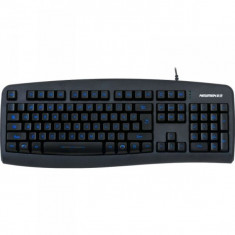 Tastatura Newmen GL-100 gaming, USB, Wired, Iluminata, Neagra foto