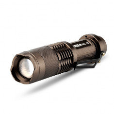 LT243 Mini lanterna cu LED CREE XML T6 - Pentru camping, pescuit, 1200 lumeni foto