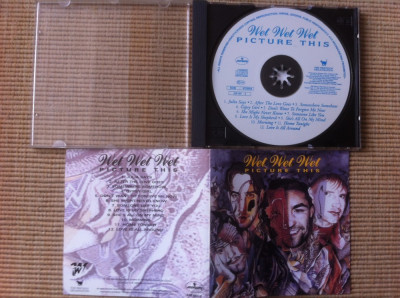 wet wet wet picture this album cd disc muzica synth pop soft rock mercury 1995 foto