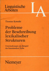 Probleme der Beschreibung lexikalischer Strukturen - Autor : Thomas Kotschi - 71244 foto