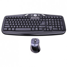 KIT TASTATURA + MOUSE WIRELESS QUER PHANTOM foto