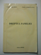 DREPTUL FAMILIEI - VIOREL DAGHIE * NORA ANDREEA IVAN ( 1384 ) foto