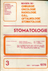 Stomatologie- nr.3 iulie-septembrie 1978 - Autor : - - 132859 foto