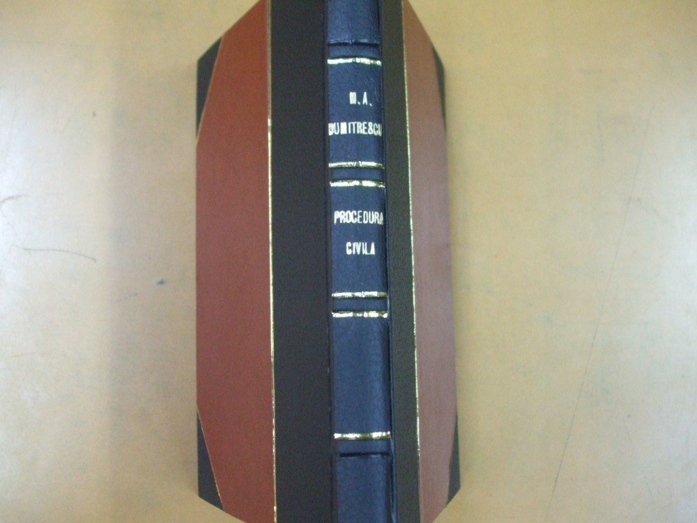 M A Dumitrescu Manual De Procedura Civila Editia I Bucuresti 1920 Alta Editura Okazii Ro