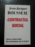 CONTRACTUL SOCIAL -- Jean-Jaques Rousseau --126 p., Alta editura