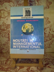 Ovidiu Nicolescu - Noutati in managementul international &amp;quot;A372&amp;quot; foto