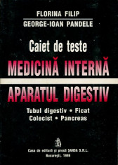 Caite de teste- medicina interna, aparat digestiv - Autor : Florina Filip, George Ioan Pandele - 113085 foto