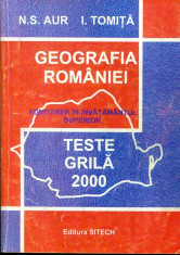 Geografia Romaniei- teste grila 2000 - Autor : N.S.Aur - 136697 foto