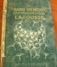 Grand memento encyclopedique Larousse- vol. 1 - Autor : Paul Auge - 62295 foto