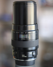 Obiectiv DSLR Canon EF 100mm f/2.8 Macro foto