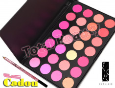 Trusa Blush Profesionala cu 28 culori Fraulein38 Germania paleta blush + CADOU foto