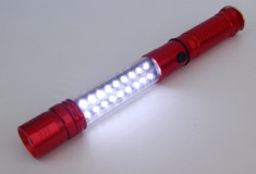 Lanterna de Atelier Reincarcabila Corp Aluminiu (18+8+1 LED) foto