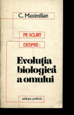 Evolutia biologica a omului - Autor : Maximilian - 135522 foto