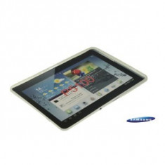 Husa Silicon Samsung Galaxy Tab 2 10.1 P5100/P7500 Alba foto