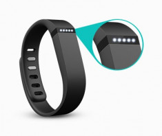 Bratara Fitness Fitbit Flex Wireless Activity Tracker Black foto