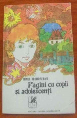 Pagini cu copii si adolescenti - Autor : Ionel Teodoreanu - 76113 foto