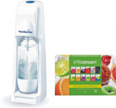 Sodastream cu set 12 arome, Aparat pentru preparat bauturi carbogazoase, basic, noi/sigilate foto