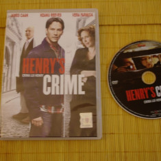 Crima lui Henry ( Henry's crime ) - Keanu Reeves - James Caan - Vera Farmiga - film DVD