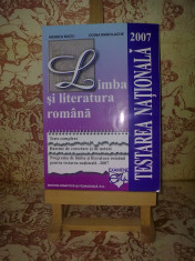 Miorita Baciu - Limba si literatura romana Testare Nationala 2007 &amp;quot;A470&amp;quot; foto