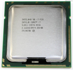 PROCESOR DESKTOP INTEL CORE I7 920 QUADCORE 4X2.66GHZ/8MB SKT FCLGA1366 PERFECT FUNCTIONAL! foto