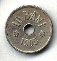 ROMANIA 10 BANI 1905 STARE FOARTE BUNA